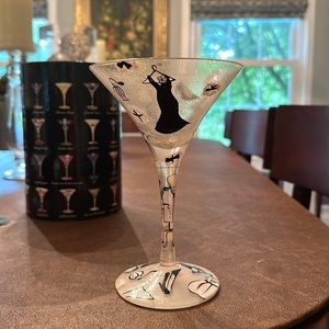 Lolita- “Glamour-tini” martini glass